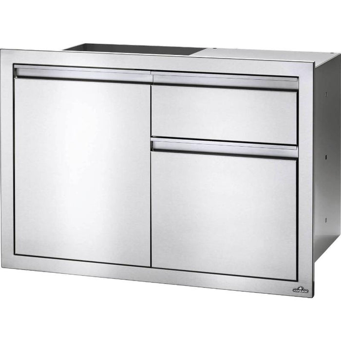 Napoleon 36 x 24 Inch Single Door & Waste Bin Drawer Stainless Steel