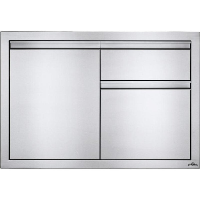 Napoleon 36 x 24 inch Single Door & Standard Drawer Stainless Steel