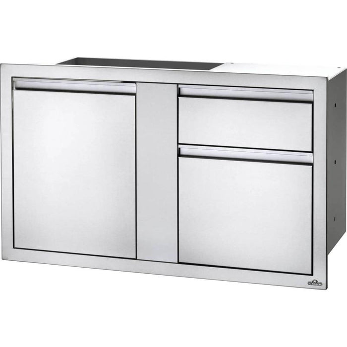 Napoleon 42 x 24 inch Large Single Door & Standard Drawer Stainless Steel