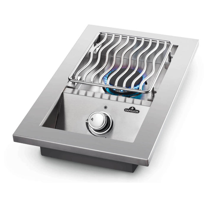 Napoleon Propane Built-in 500 Series Single Range Top Burner with Stainless Steel Cover