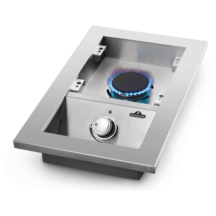 Napoleon Propane Built-in 500 Series Single Range Top Burner with Stainless Steel Cover