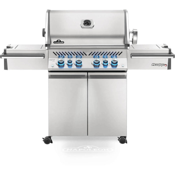 Napoleon Prestige PRO 500 RSIB Propane Grill with Infrared Rear and Side Burners Stainless Steel