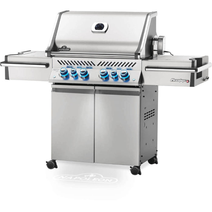 Napoleon Prestige PRO 500 RSIB Propane Grill with Infrared Rear and Side Burners Stainless Steel