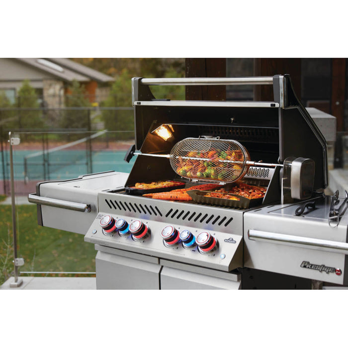 Napoleon Prestige PRO 500 RSIB Propane Grill with Infrared Rear and Side Burners Stainless Steel