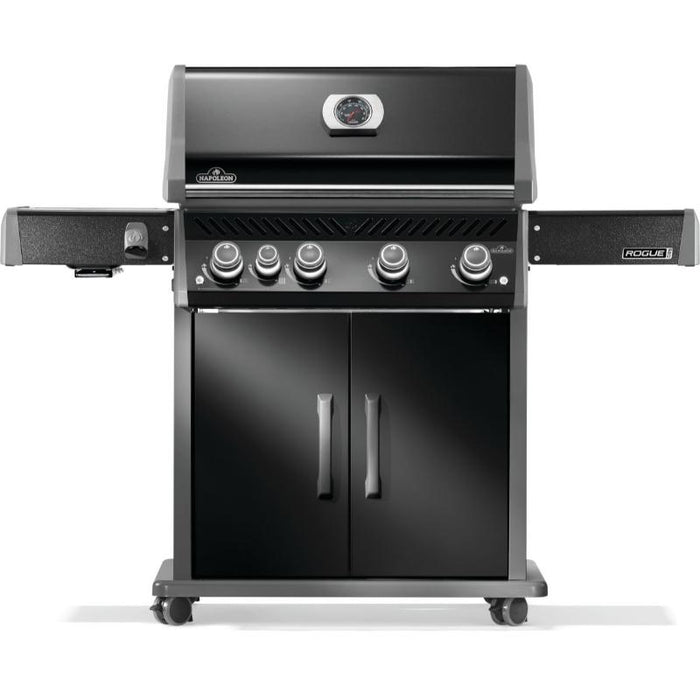 Napoleon Rogue® PRO 525 SIB Natural Gas Black Grill with Infrared Side Burner