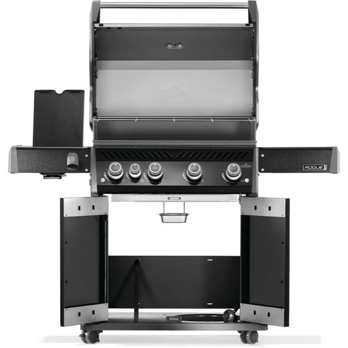 Napoleon Rogue® PRO 525 SIB Natural Gas Black Grill with Infrared Side Burner