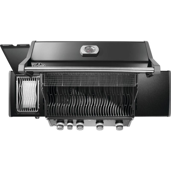 Napoleon Rogue® PRO 525 SIB Natural Gas Black Grill with Infrared Side Burner