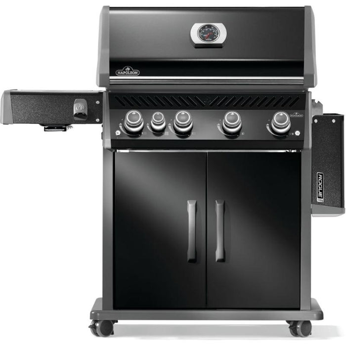 Napoleon Rogue® PRO 525 SIB Natural Gas Black Grill with Infrared Side Burner