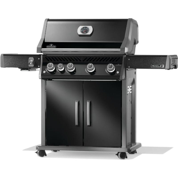 Napoleon Rogue® PRO 525 SIB Natural Gas Black Grill with Infrared Side Burner