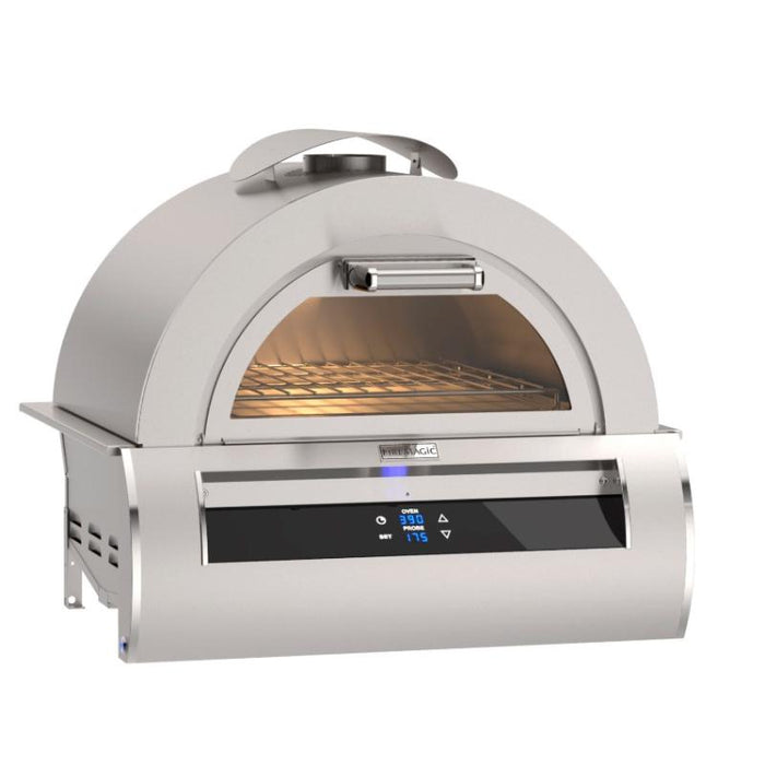 Fire Magic Echelon Built-In Natural Gas 30" Pizza Oven with Black Glass