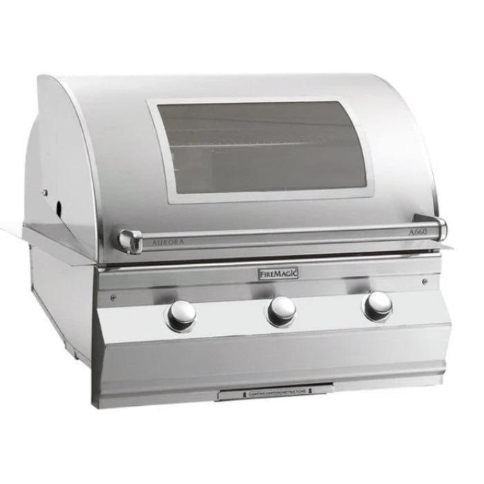 Fire Magic Aurora A660i Built-In Propane 30" Grill with Magic Window