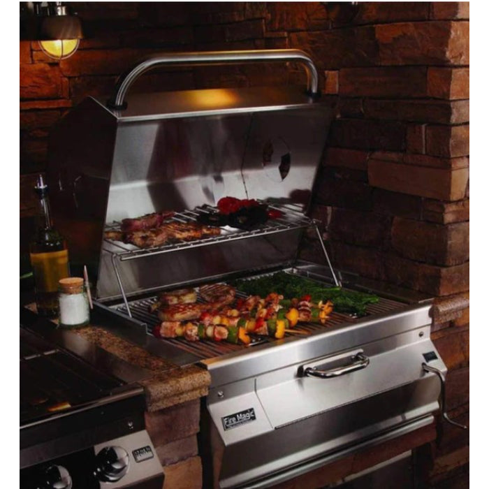 Fire Magic Built-In Stainless Steel Charcoal 24" Grill