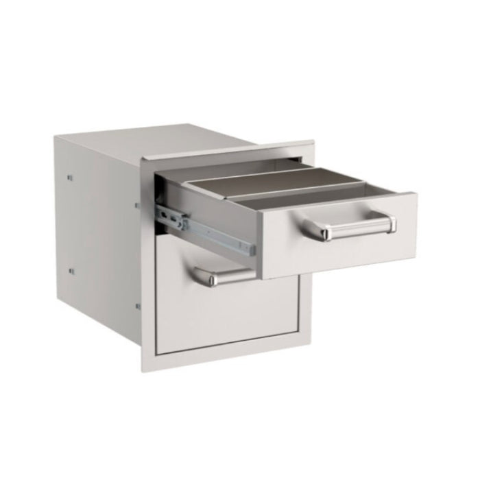 Fire Magic Flush Mount Double Drawer