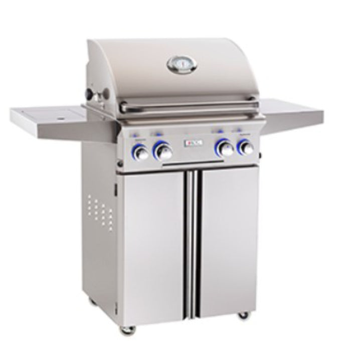 American Outdoor Grill L-Series 24-Inch 2-Burner Gas Grill with Backburner, Rotisserie & Single Side Burner