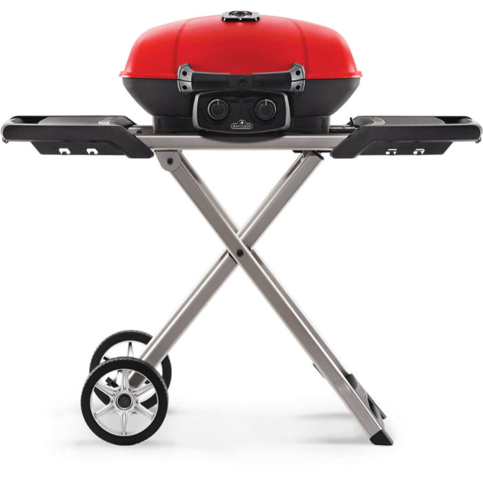 Napoleon TravelQ™ 285X Portable Propane BBQ with Scissor Cart and Griddle