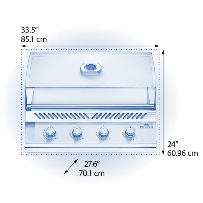 Napoleon Built-In 500 Series 32 Propane Stainless Steel BBQ